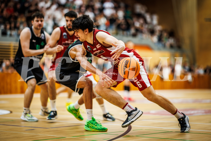 Basketball, Basketball Zweite Liga 2023/24, Playoff, Finale Spiel 1, Mistelbach Mustangs, Union Deutsch Wagram Aligators, Lukas Schrittwieser (6)