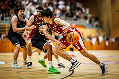 Basketball, Basketball Zweite Liga 2023/24, Playoff, Finale Spiel 1, Mistelbach Mustangs, Union Deutsch Wagram Aligators, Lukas Schrittwieser (6)