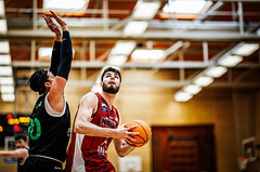 Basketball, Basketball Zweite Liga 2023/24, Playoff, Finale Spiel 1, Mistelbach Mustangs, Union Deutsch Wagram Aligators, Jan Kozina (8)