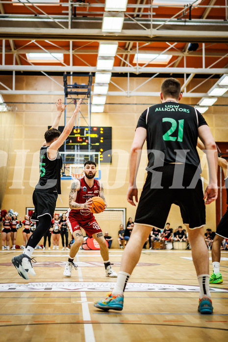 Basketball, Basketball Zweite Liga 2023/24, Playoff, Finale Spiel 1, Mistelbach Mustangs, Union Deutsch Wagram Aligators, Zdenek Nehyba (42)
