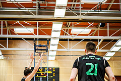 Basketball, Basketball Zweite Liga 2023/24, Playoff, Finale Spiel 1, Mistelbach Mustangs, Union Deutsch Wagram Aligators, Zdenek Nehyba (42)