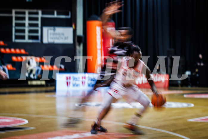 Basketball, Win2Day Superliga 2024/25, Grunddurchgang 20.Runde, BC Vienna, Kapfenberg Bulls, Sheriff Seedy Drammeh (0)