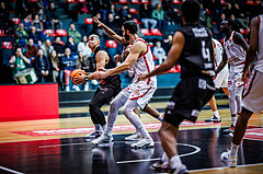 Basketball, Win2Day Superliga 2024/25, Grunddurchgang 20.Runde, BC Vienna, Kapfenberg Bulls, David Vötsch (9)