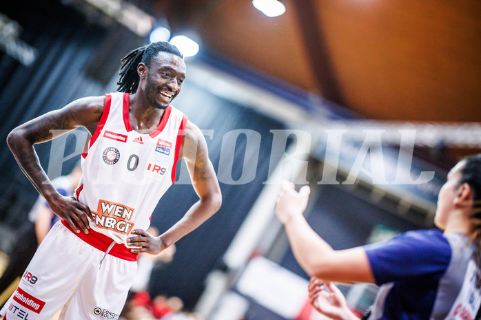 Basketball, Win2Day Superliga 2024/25, Grunddurchgang 20.Runde, BC Vienna, Kapfenberg Bulls, Sheriff Seedy Drammeh (0)