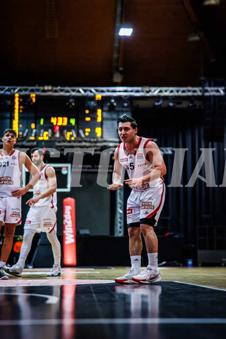 Basketball, Win2Day Superliga 2024/25, Grunddurchgang 20.Runde, BC Vienna, Kapfenberg Bulls, Mustafa Hassan Zadeh (5)