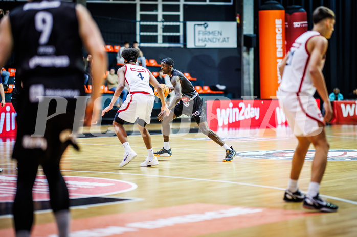 Basketball, Win2Day Superliga 2024/25, Grunddurchgang 20.Runde, BC Vienna, Kapfenberg Bulls, Andrew Jones (1)