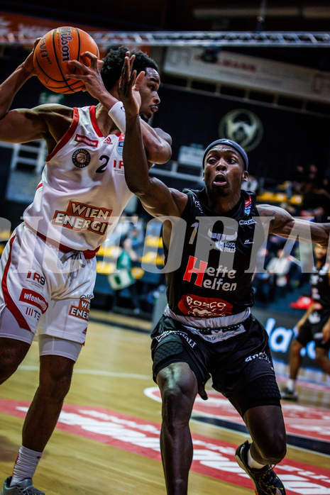 Basketball, Win2Day Superliga 2024/25, Grunddurchgang 20.Runde, BC Vienna, Kapfenberg Bulls, Zac Owens (2), Andrew Jones (1)
