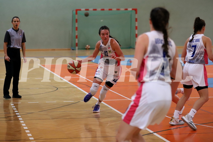 10.10.2021, Basketball Damen Superliga 2021/22, Grunddurchgang 2.Runde,  
UBSC-DBBC Graz vs. Vienna United 