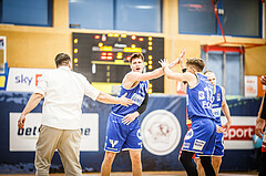 Basketball, bet-at-home Basketball Superliga 2021/22, Grunddurchgang 1.Runde, Traiskirchen Lions, Oberwart Gunners, Brock Gardner (10)