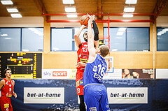 Basketball, bet-at-home Basketball Superliga 2021/22, Grunddurchgang 1.Runde, Traiskirchen Lions, Oberwart Gunners, Aaron Michael Falzon (13)