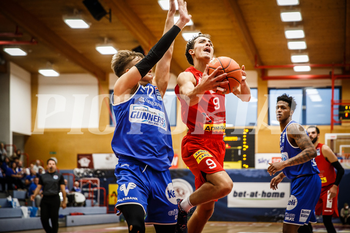 Basketball, bet-at-home Basketball Superliga 2021/22, Grunddurchgang 1.Runde, Traiskirchen Lions, Oberwart Gunners, Lukas Hahn (9)