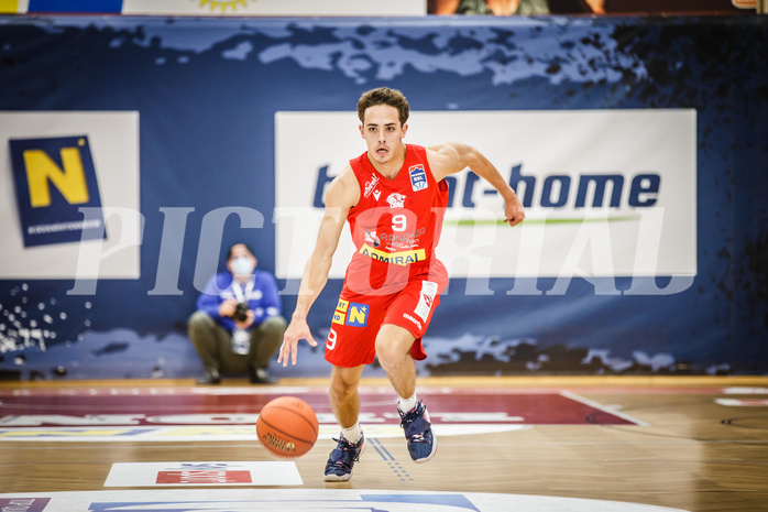 Basketball, bet-at-home Basketball Superliga 2021/22, Grunddurchgang 1.Runde, Traiskirchen Lions, Oberwart Gunners, Lukas Hahn (9)