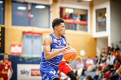 Basketball, bet-at-home Basketball Superliga 2021/22, Grunddurchgang 1.Runde, Traiskirchen Lions, Oberwart Gunners, Rob Howard (5)