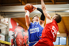 Basketball, bet-at-home Basketball Superliga 2021/22, Grunddurchgang 1.Runde, Traiskirchen Lions, Oberwart Gunners, Brock Gardner (10)