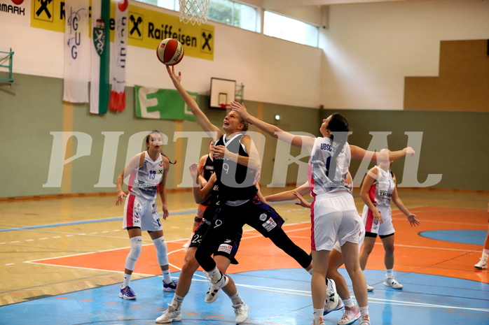 10.10.2021, Basketball Damen Superliga 2021/22, Grunddurchgang 2.Runde,  
UBSC-DBBC Graz vs. Vienna United 