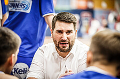 Basketball, bet-at-home Basketball Superliga 2021/22, Grunddurchgang 1.Runde, Traiskirchen Lions, Oberwart Gunners, Horst Leitner (Coach)