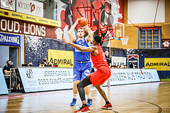 Basketball, bet-at-home Basketball Superliga 2021/22, Grunddurchgang 1.Runde, Traiskirchen Lions, Oberwart Gunners, Renato Poljak (16)