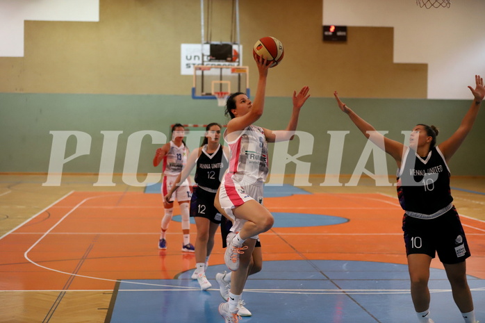 10.10.2021, Basketball Damen Superliga 2021/22, Grunddurchgang 2.Runde,  
UBSC-DBBC Graz vs. Vienna United 