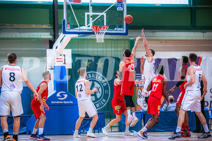 Basketball Basketball Superliga 2021/22, 3.Qualifikationsrunde Vienna D.C. Timberwolves vs. Traiskirchen Lions