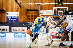 Basketball, bet-at-home Basketball Superliga 2021/22, Platzierungsrunde Spiel 4, Oberwart Gunners, SKN St. Pölten, Aapeli Alanen (23)