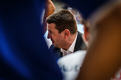 Basketball, bet-at-home Basketball Superliga 2021/22, Platzierungsrunde Spiel 4, Oberwart Gunners, SKN St. Pölten, Horst Leitner (Coach)