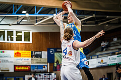 Basketball, bet-at-home Basketball Superliga 2021/22, Platzierungsrunde Spiel 4, Oberwart Gunners, SKN St. Pölten, Aapeli Alanen (23)