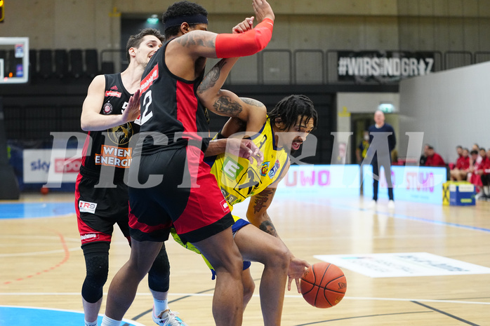 Basketball Superliga 2021/22, 4. Platzierungsrunde,UBSC Graz vs. BC Vienna


