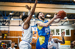 Basketball, bet-at-home Basketball Superliga 2021/22, Platzierungsrunde Spiel 4, Oberwart Gunners, SKN St. Pölten, 