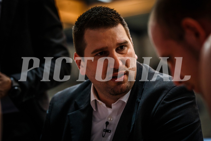 Basketball, bet-at-home Basketball Superliga 2021/22, Platzierungsrunde Spiel 4, Oberwart Gunners, SKN St. Pölten, Horst Leitner (Coach)