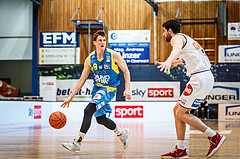Basketball, bet-at-home Basketball Superliga 2021/22, Platzierungsrunde Spiel 4, Oberwart Gunners, SKN St. Pölten, Roman Jagsch (9)