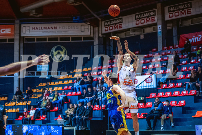 Basketball, Win2Day Superliga 2022/23, Grunddurchgang 16.Runde, BC GGMT Vienna, UBSC Raiffeisen Graz, Ivan Siriscevic (17)