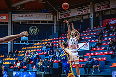 Basketball, Win2Day Superliga 2022/23, Grunddurchgang 16.Runde, BC GGMT Vienna, UBSC Raiffeisen Graz, Ivan Siriscevic (17)