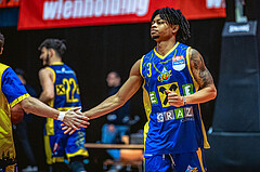 Basketball, Win2Day Superliga 2022/23, Grunddurchgang 16.Runde, BC GGMT Vienna, UBSC Raiffeisen Graz, Zachery Deshon Cooks (3)