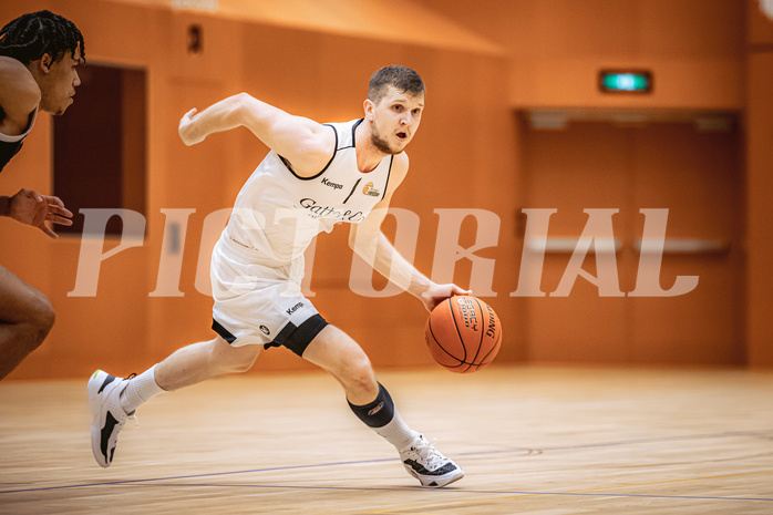 Basketball, Basketball Zweite Liga 2022/23, Grunddurchgang 12.Runde, Basket Flames, Vienna United, Jernej Andolsek Heine (1)