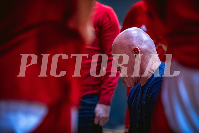 Basketball, Win2Day Superliga 2022/23, Grunddurchgang 16.Runde, BC GGMT Vienna, UBSC Raiffeisen Graz, Aramis Naglic (Head Coach)