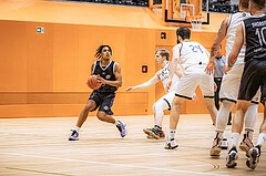 Basketball, Basketball Zweite Liga 2022/23, Grunddurchgang 12.Runde, Basket Flames, Vienna United, Obinna Anthony Ndukwe (5)