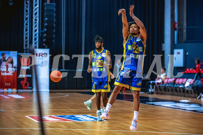Basketball, Win2Day Superliga 2022/23, Grunddurchgang 16.Runde, BC GGMT Vienna, UBSC Raiffeisen Graz, Zachery Deshon Cooks (3)