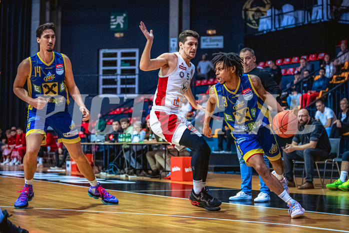 Basketball, Win2Day Superliga 2022/23, Grunddurchgang 16.Runde, BC GGMT Vienna, UBSC Raiffeisen Graz, Zachery Deshon Cooks (3)