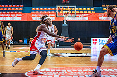 Basketball, Win2Day Superliga 2022/23, Grunddurchgang 16.Runde, BC GGMT Vienna, UBSC Raiffeisen Graz, Jahenns Manigat (21)