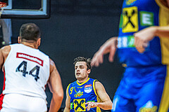Basketball, Win2Day Superliga 2022/23, Grunddurchgang 16.Runde, BC GGMT Vienna, UBSC Raiffeisen Graz, Paul Isbetcherian (9)
