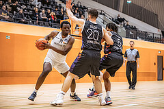 Basketball, Basketball Zweite Liga 2022/23, Grunddurchgang 12.Runde, Basket Flames, Vienna United, Kingsley Fobi (14)
