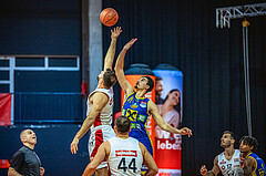 Basketball, Win2Day Superliga 2022/23, Grunddurchgang 16.Runde, BC GGMT Vienna, UBSC Raiffeisen Graz, Jozo Rados (3), Mario Spaleta (14)