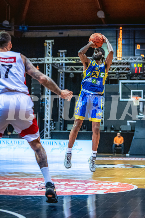 Basketball, Win2Day Superliga 2022/23, Grunddurchgang 16.Runde, BC GGMT Vienna, UBSC Raiffeisen Graz, Issac James Vann Jr (13)