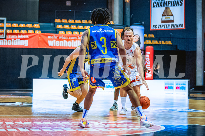Basketball, Win2Day Superliga 2022/23, Grunddurchgang 16.Runde, BC GGMT Vienna, UBSC Raiffeisen Graz, Enis Murati (44)