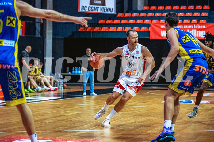 Basketball, Win2Day Superliga 2022/23, Grunddurchgang 16.Runde, BC GGMT Vienna, UBSC Raiffeisen Graz, Enis Murati (44)