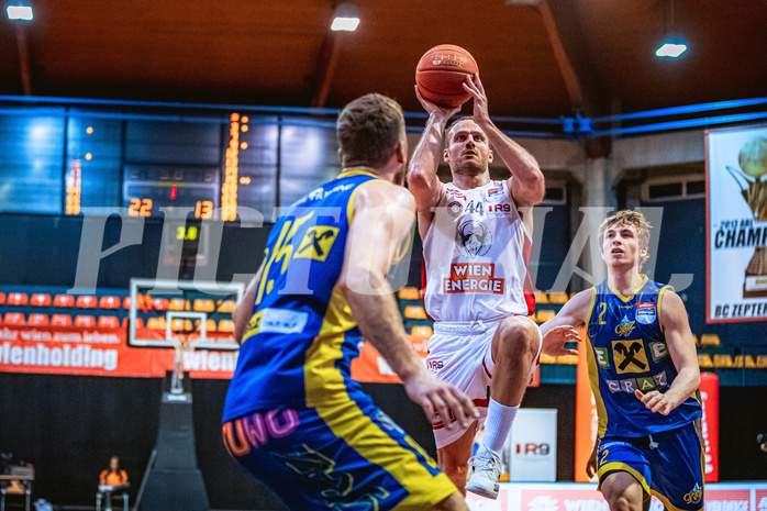 Basketball, Win2Day Superliga 2022/23, Grunddurchgang 16.Runde, BC GGMT Vienna, UBSC Raiffeisen Graz, Enis Murati (44)