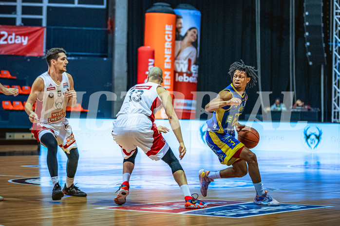 Basketball, Win2Day Superliga 2022/23, Grunddurchgang 16.Runde, BC GGMT Vienna, UBSC Raiffeisen Graz, Zachery Deshon Cooks (3)