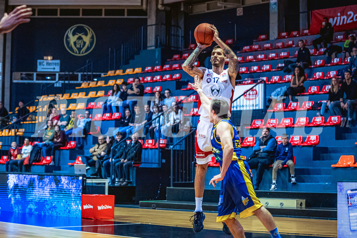 Basketball, Win2Day Superliga 2022/23, Grunddurchgang 16.Runde, BC GGMT Vienna, UBSC Raiffeisen Graz, Ivan Siriscevic (17)