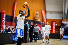 Basketball, Win2Day Superliga 2023/24, Grunddurchgang 3.Runde, Vienna Timberwolves, Oberwart Gunners, Tre'vion Lamar (10)