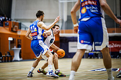 Basketball, Win2Day Superliga 2023/24, Grunddurchgang 3.Runde, Vienna Timberwolves, Oberwart Gunners, Jonas John (99)
